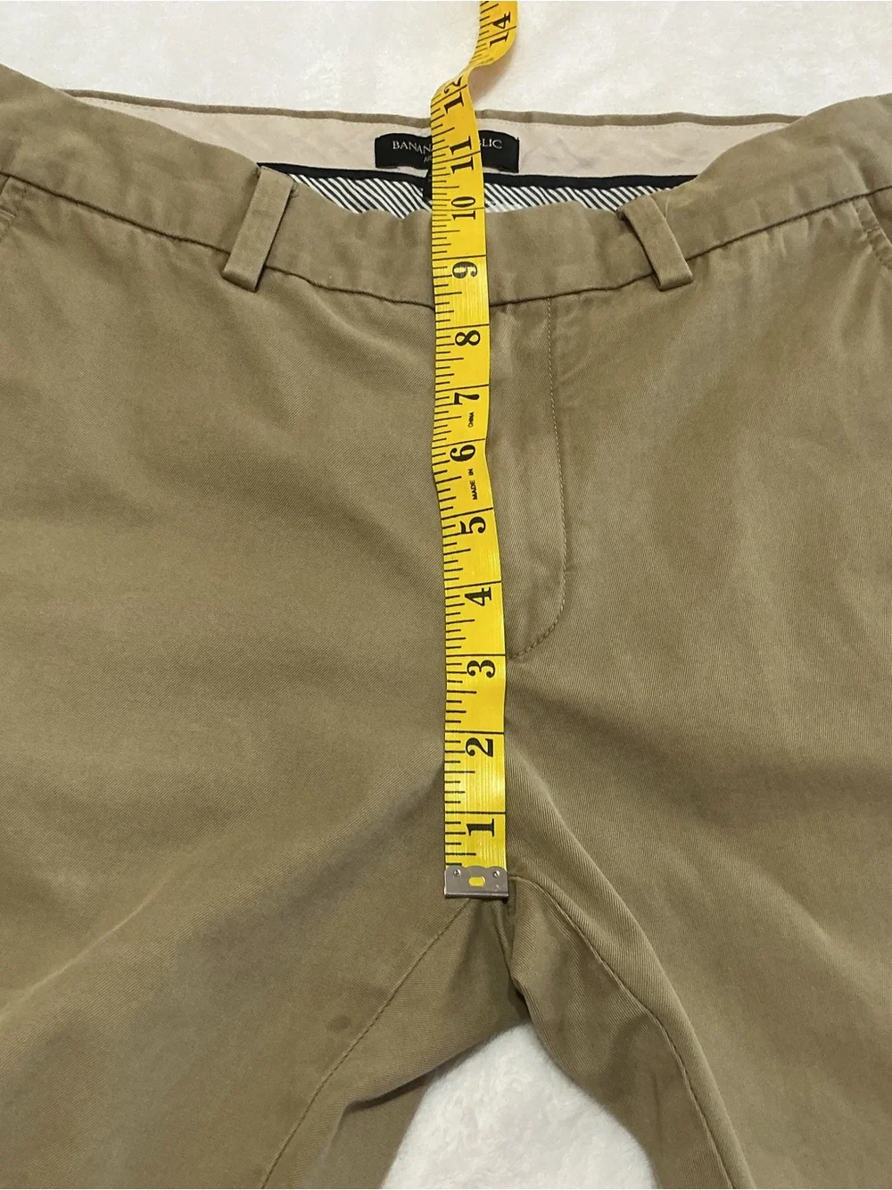 Men's Banana Republic Aiden Slim-Fit Tan Chino Pants 30x30 (Fits 30x28) Office